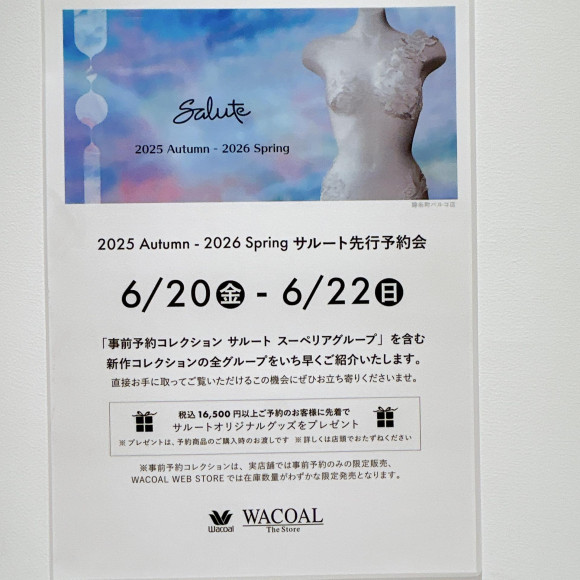 ☆｡*サルート予約会のご案内☆*。